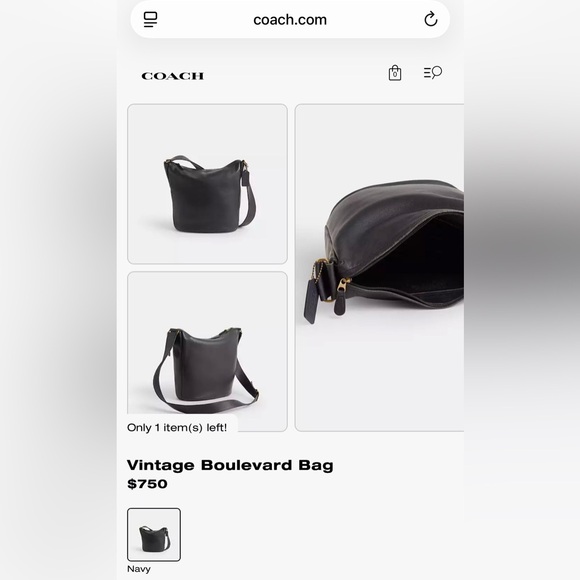 Rare 1994 Vintage Coach Boulevard Bag 4128 Manhattan NYC Handbag Crossbody Purse - Picture 15 of 15